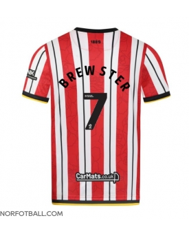 Billige Fotballdrakt Sheffield United Rhian Brewster #7 Replika Hjemmedrakt 2024-25 Kortermet